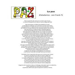 La paz.Falsalarma - con Frank-T