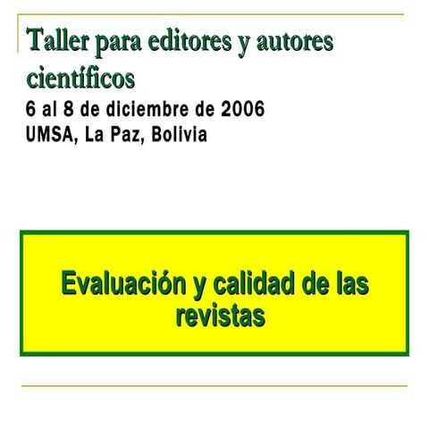 La  Paz  Antonio  Sanchez  Evaluacion