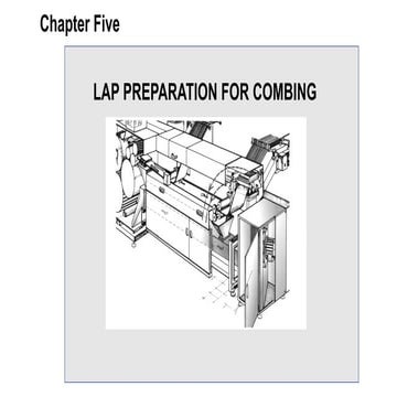 lap & comb in blow room and yarn manufacturing (1).pptx