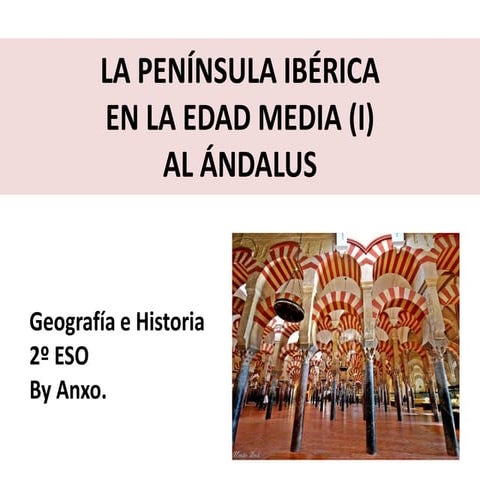 La península ibérica en la edad media   Al-Ándalus