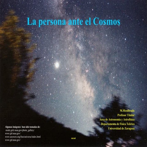 La Persona Ante El Cosmos I