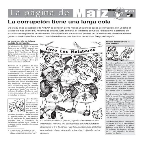 La página de maiz 291