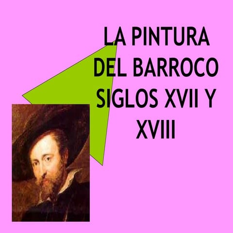 LA PINTURA DEL BARROCO