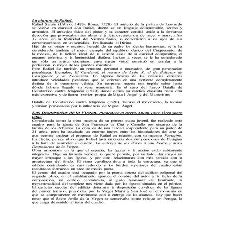 La pintura de rafael