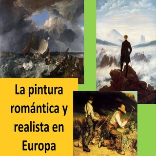 La pintura romántica y realista