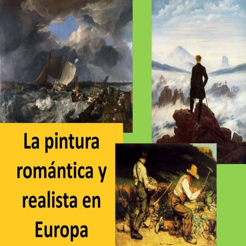 La pintura romántica y realista