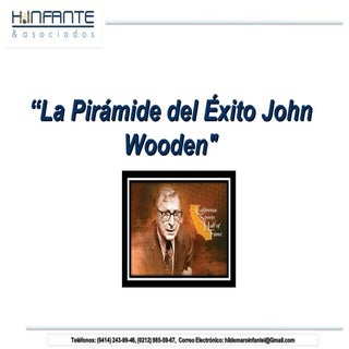 La piramide del exito jhon wooden 