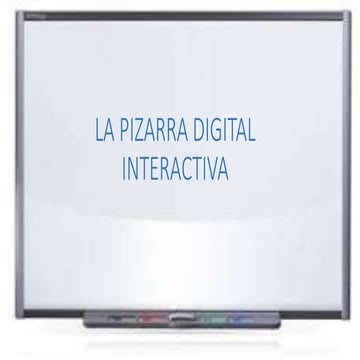 La pizarra digital