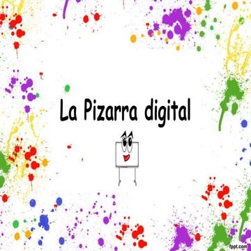 La pizarra digital para infantil. Rita y Luna.