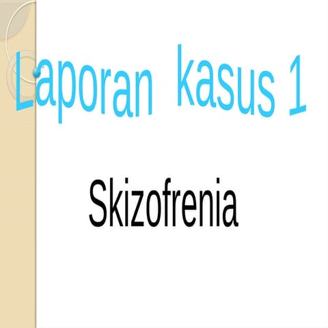 Gangguan jiwa skizofrenia merupakan bagian jiwa psikosis