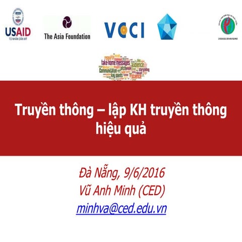 Truyền thông và lập kế hoạch truyền thông