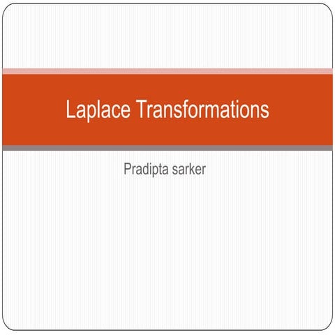Laplace transformations