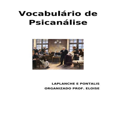Laplanche e pontalis   vocabulário de psicanálise