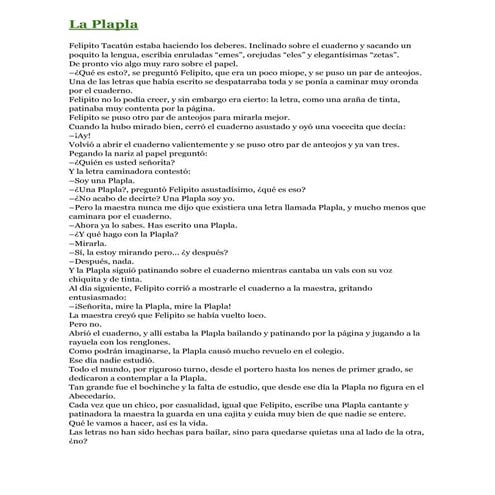 La Plapla | PDF