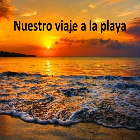 La playa y familia vocab