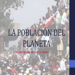 La población del planeta