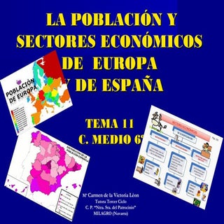LA POBLACIÓN Y SECTORES ECONÓMICOS ...