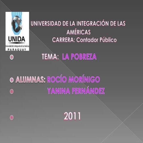 la pobreza en el mundo | PPT