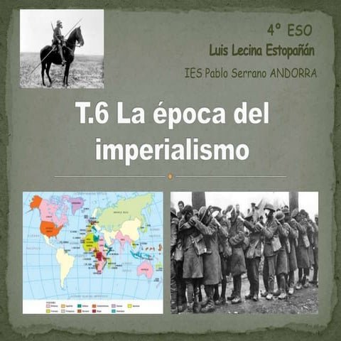 T.6 La época del imperialismo