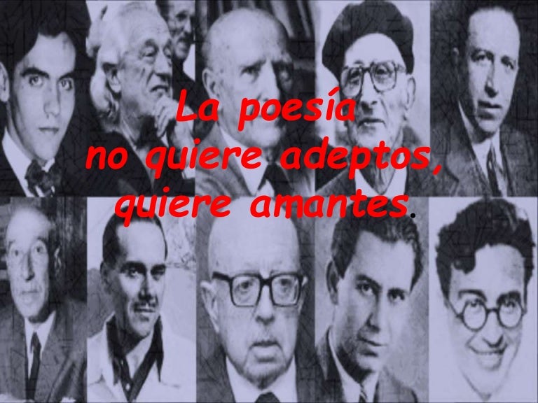 La poesía de la generación del 27