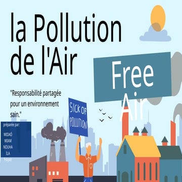 la Pollution de l'Air avec les solutions | PPTX