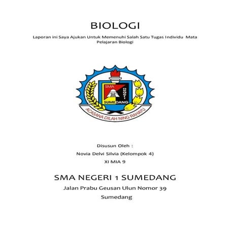 Biologi - Laporan Uji Zat Makanan