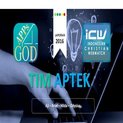 Laporan Kerja Tim APTEK Tahun 2016