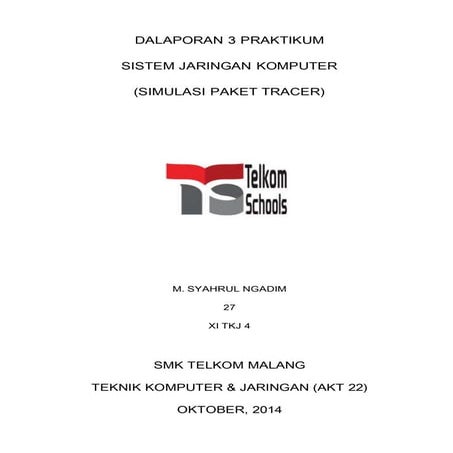 latihan cisco paket tracer