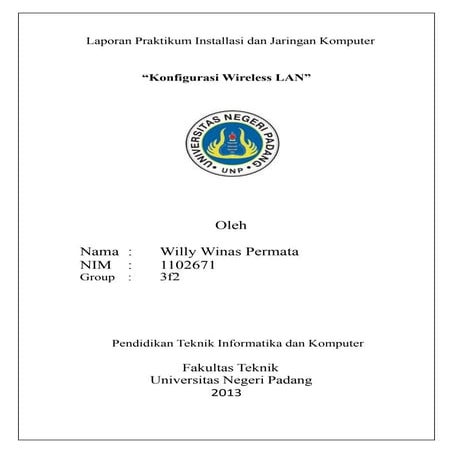 Laporan 7 konfigurasi wireless lan