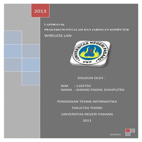 Laporan 8a wireless lan