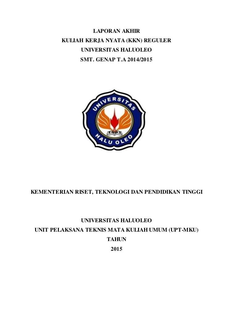 Doc Laporan Kkn Individu Aman Kenting Academia Edu