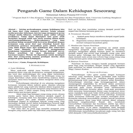 Laporan akhir metpen