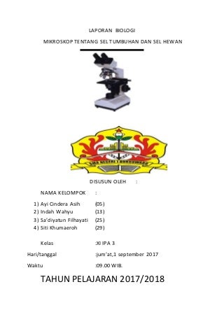 Laporan  biologi ipa 3