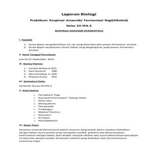 Laporan Biologi Fermentasi 