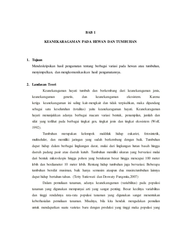 Laporan Genetika Bab Awal