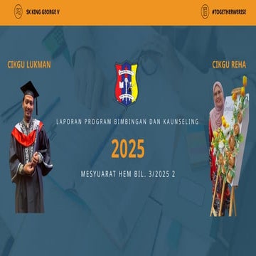 Laporan Kaunseling Dan UNiT Hem 2025 SK KING GEORGE | PPTX