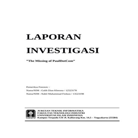 Laporan investigasi paul_dotcom