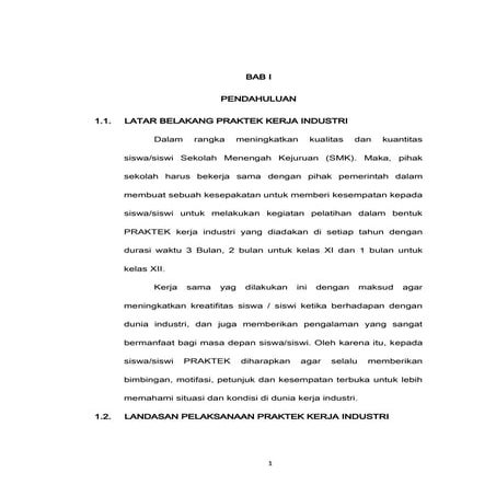 Laporan kegiatan praktek kerja indust ri  di kantor universitas flores       ...