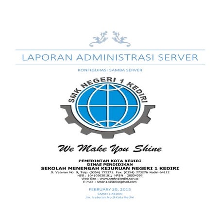 Laporan konfigurasi samba server