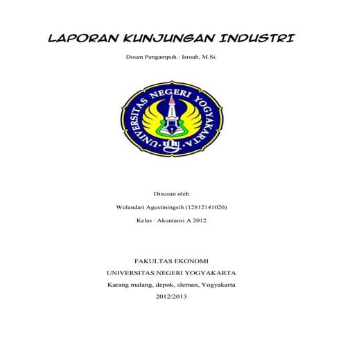 Gambar Laporan Kunjungan Industri