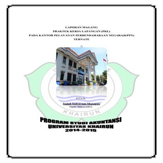 LAPORAN MAGANG PRAKTEK KERJA LAPANG...