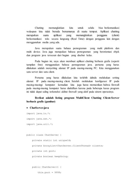 Multi client