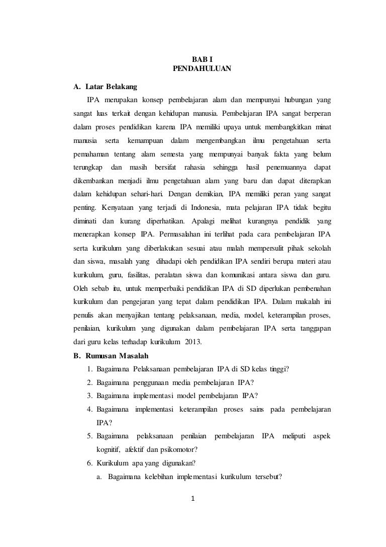 Risa Zakiatul H Laporan Observasi Pelaksanaan Pembelajaran Ipa Di Sd