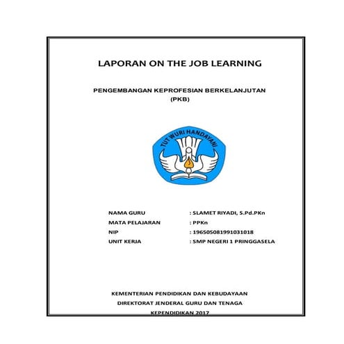 Laporan ojl | DOCX