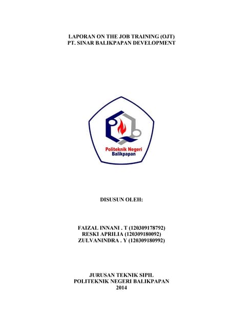 Format lpk (laporan program kerja) | PDF