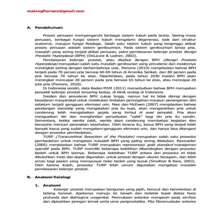 Laporan pendahuluan benign prostatic hyperplasia (bph)