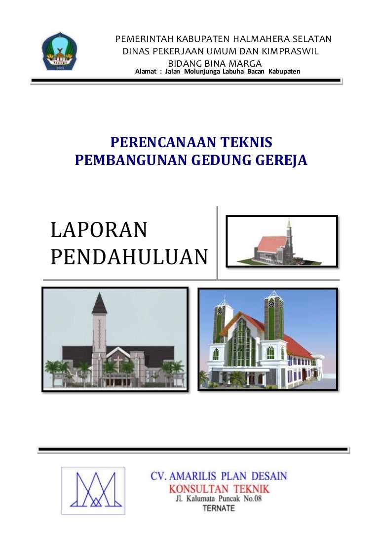 Laporan Pendahuluan Gereja