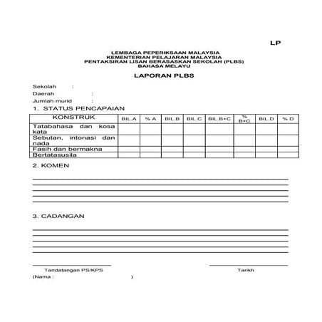 Laporan plbs (1) | DOC