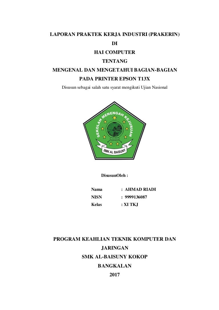 Contoh Laporan Pkl Smk Di Kantor Desa Nusagates