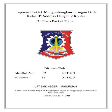 Cara Membuat 2 Jaringan Beda Ip Dengan 2 Router Cisco Packet